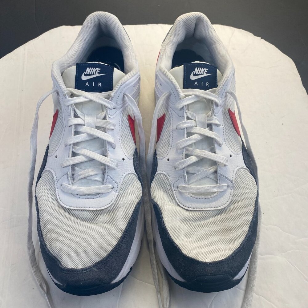 Nike Air Max SC CW4555-103 White / University Red Men's Sneakers Size 14